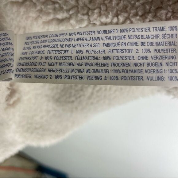 Burgundy Sherpa lined hooded Jacket S forever21 anorak,utility windbreaker. - Picture 6 of 6